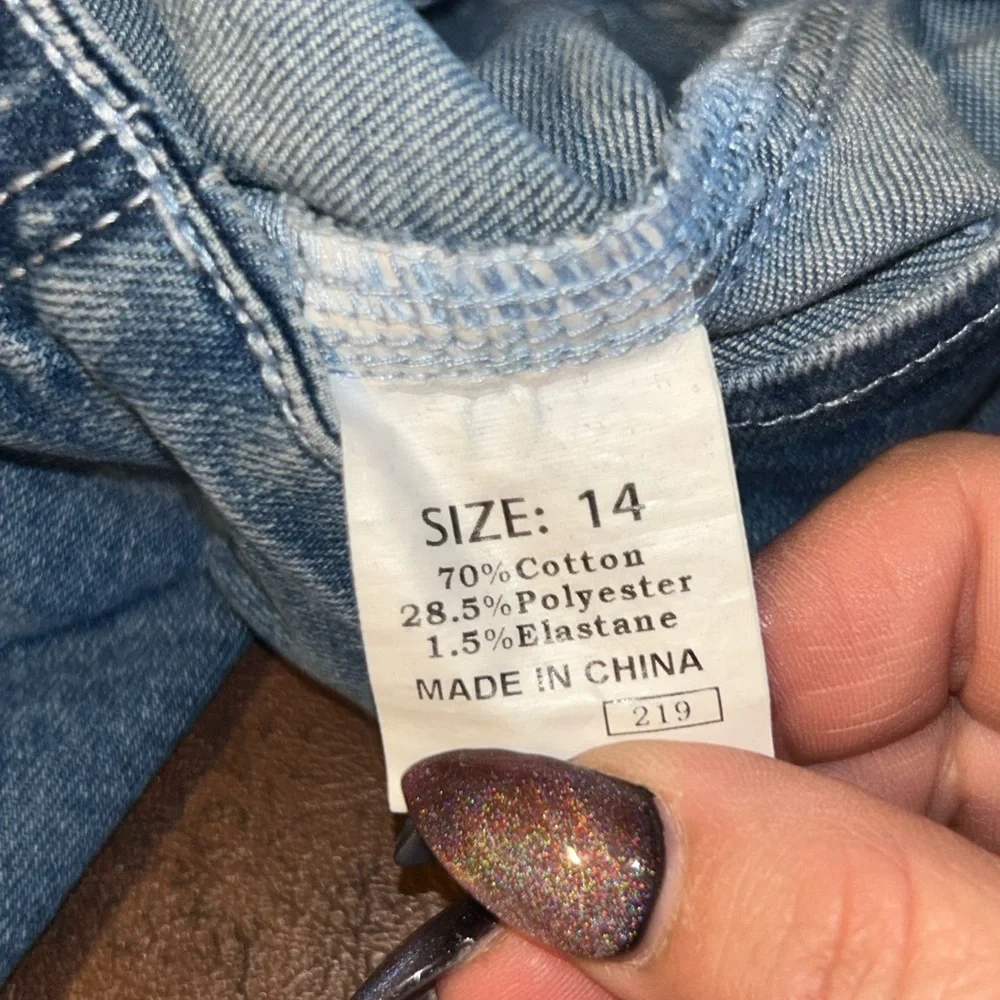 Classic Blue Wide-Leg Jeans - Picture 4 of 4